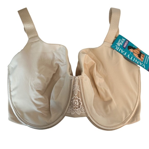 Vanity Fair Other - Vanity Fair Beauty Back Minimizer Tan Nude Bra NWT Size 34G